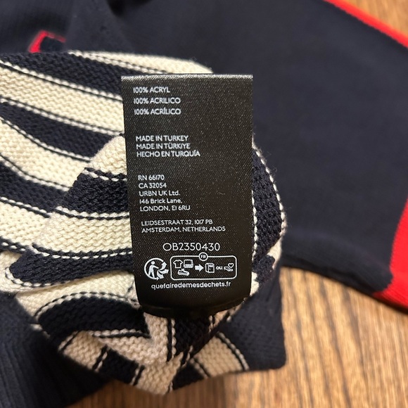 Anthropologie Navy and Red Striped Sweater - Picture 10 of 11